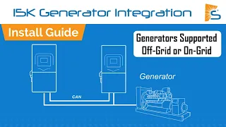 15K Generator Integration || Sol-Ark Quick Start Guide