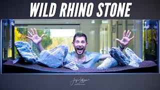 NATURE STYLE AQUARIUM | Wild Rhino Stone - Aquascape Tutorial