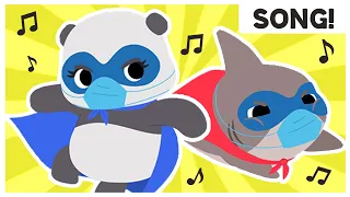 We Are Superheroes! | Children's Handwashing Song and COVID-19 PSA | Toon Bops