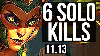 CASSIOPEIA vs EKKO (MID) | 6 solo kills, 800+ games, 1.2M mastery | BR Diamond | v11.13