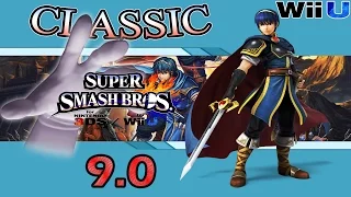 Super Smash Bros. U - Classic Difficulty 9.0 with Marth