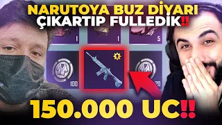 NARUTOYA BUZ DİYARI M4 ÇIKARTIP FULLEDİK!! 🥰 HAYALİ GERÇEK OLDU! (150.000 UC) | PUBG MOBILE