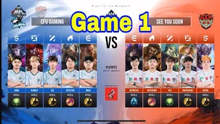 Game1: See You Soon Vs CFU Gaming -ការប្រកួត MPL-KH S6 វគ្គ PlayOff |MLBB @zearagaming7848