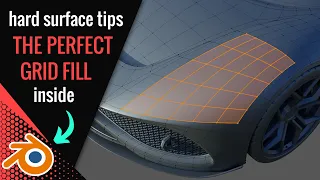 Hard Surface Modeling Tips - The Perfect Grid Fill in Blender