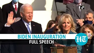 Watch Joe Biden's inauguration speech after taking oath as 46th US President