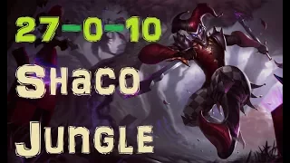 27-0-10 Shaco Jungle Gameplay [League of Legends] Full Gameplay - Infernal Shaco