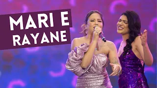 Mari e Rayane cantam sucesso de Roberta Miranda em desafio do Faustão