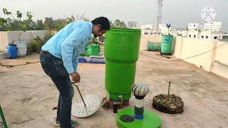 Operation of Rocket Composter by Dr. Suneet Dabke / Concept Biotech