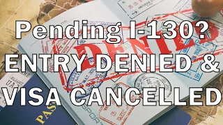 Can I travel with a pending I-130 family petition?