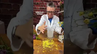 Freezing & Crushing Flowers with Liquid Nitrogen #Chemistry