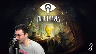 Hasanabi tries to sneak past the blind guy with long arms [Little Nightmares Part 3]