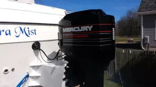 Mercury Black Max 200 outboard conversion on a 1998 Bayliner 2452