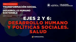 Precongreso 2021 | Ejes 2 y 6: Desarrollo Humano y Políticas Sociales. Salud.