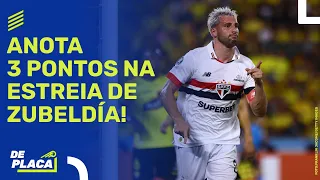 SÃO PAULO VENCE EM ESTREIA DE ZUBELDÍA; 11X11 FLAMENGO X BOTAFOGO | De Placa (26/04/2024)