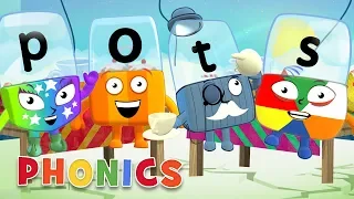 Phonics - Learn to Read | Four Letter Words! | Alphablocks