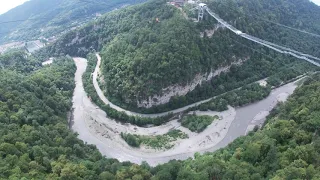 Спуск по ZipLine в SkyPark Сочи