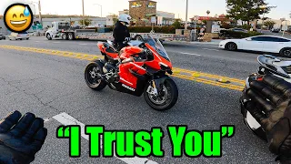 Test Riding a $100,000 Motorcycle 😰 | Ducati Superleggera V4 Panigale