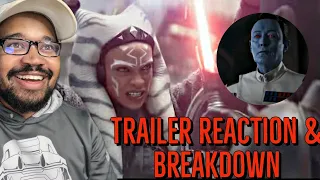 "Ahsoka" Official Trailer REACTION AND BREAKDOWN!