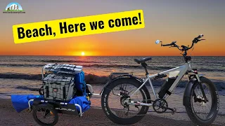 Beach Gear hauling set-up for my E-Bike