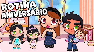 ROTINA FESTA DE ANIVERSÁRIO NA CASA NOVA | AVATAR WORLD ROTINAS E HISTÓRIAS