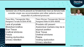 Indwelling urinary catheterisation of patients with specific needs