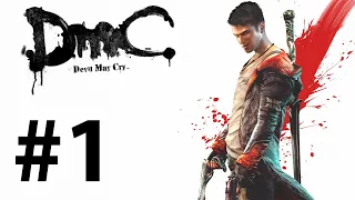 Прохождение DMC: Devil May Cry - Миссия 1 — Обнаружен (Босс: Охотник)