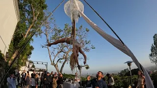 Cirque Mirage, LLC Aerial Champagne Serving