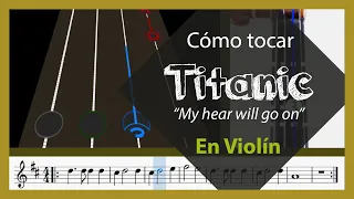 Cómo tocar el tema de Titanic en Violin | Play along