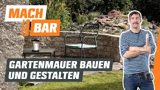 Gartenmauer bauen und gestalten | OBI