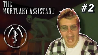 ПРОХОЖДЕНИЕ The Mortuary Assistant GAMEPLAY НЕОЖИДАННЫЕ МОМЕНТЫ С БЕЛОЙ ТВАРЬЮ  часть 2