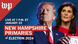 Trump wins New Hampshire primary - 1/23 (FULL LIVE STREAM)