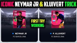 Iconic Neymar Jr + P. Kluivert Trick in Iconic Moment - Fc Barcelona || Pes 2021 Mobile