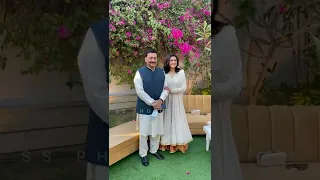 SABA HAMEED AND WASEEM ABBAS SPOTTED AT WEDDING OF MINA TARIQ