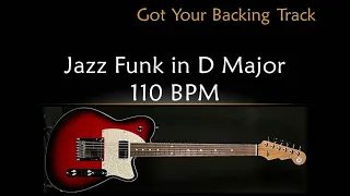 Backing Track - Jazz Funk in D Major