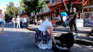 Одесса, август 2016, уличные музыканты, Street musicians, "дети Элвиса" 1