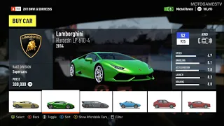 Forza Horizon 2 (X360) - All Cars from Autoshow (27.09.2014)