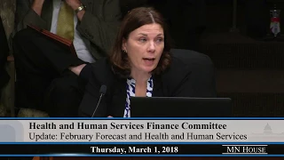 House Health and Human Services Finance Committee  3/1/18