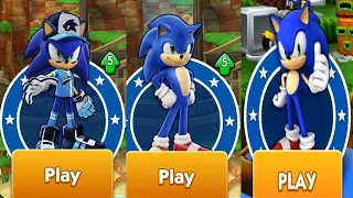 Sonic Dash - Movie Sonic vs Classic Sonic vs Slugger Sonic - All 52 Characters Unlocked All Bosses