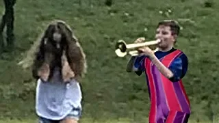 We Are Number One but it's performed by Trumpet Boy