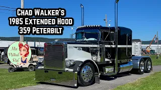 Chad Walker’s 1985 Extended Hood 359 Peterbilt Truck Tour