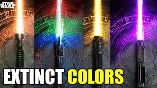 Why These Lightsaber Colors Went Extinct - Star Wars Explained