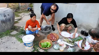 Family Meal In Prey Veng Cambodian Province