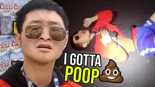 The Poop Predator Goes Flying - One Of The Wildest Video I've Ever Seen
