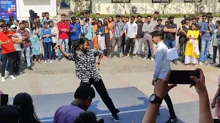 Street battle 1st year girl vs boy bbd | Fest utkarsh