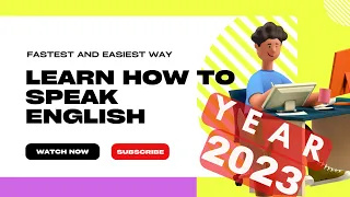 "Pros and cons" Learn how to speak English in a fastest and easiest way in 2023.