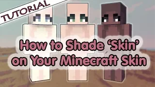 How to Shade 'Skin' on Your Minecraft Skin | Tutorial