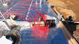 Radiant Heated Concrete Floors in Pole Barn House