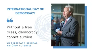 International Day of Democracy Message by UN Secretary-General, António Guterres