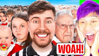 LANKYBOX Reacts To MrBEAST AGES 1 - 100 FIGHT FOR $500,000!? (CRAZY ENDING)