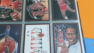 Michael Jordan Collection In My Binder